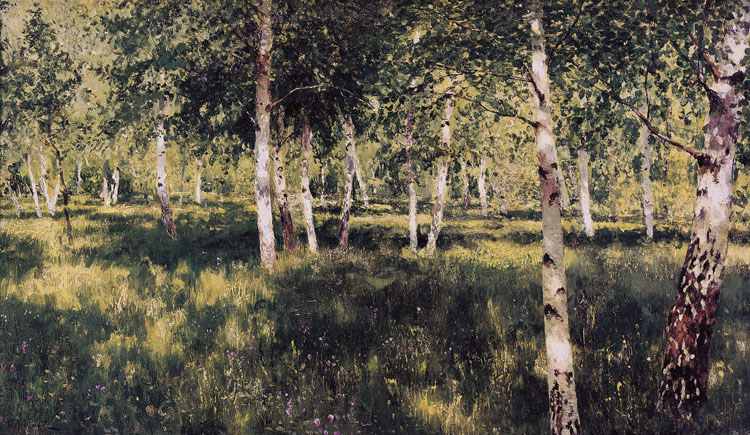 Isaac Ilich Levitan Birch Grove (nn02)